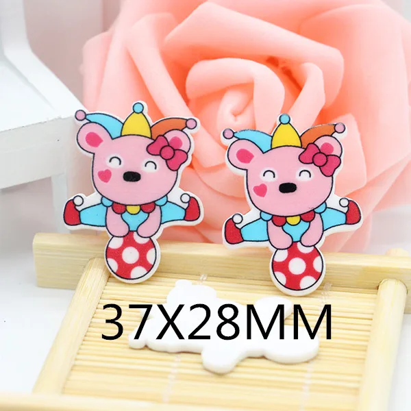 Free shipping 25pcs/lot 34*24MM cartoon character planar resin BIHAIYUAN | Дом и сад