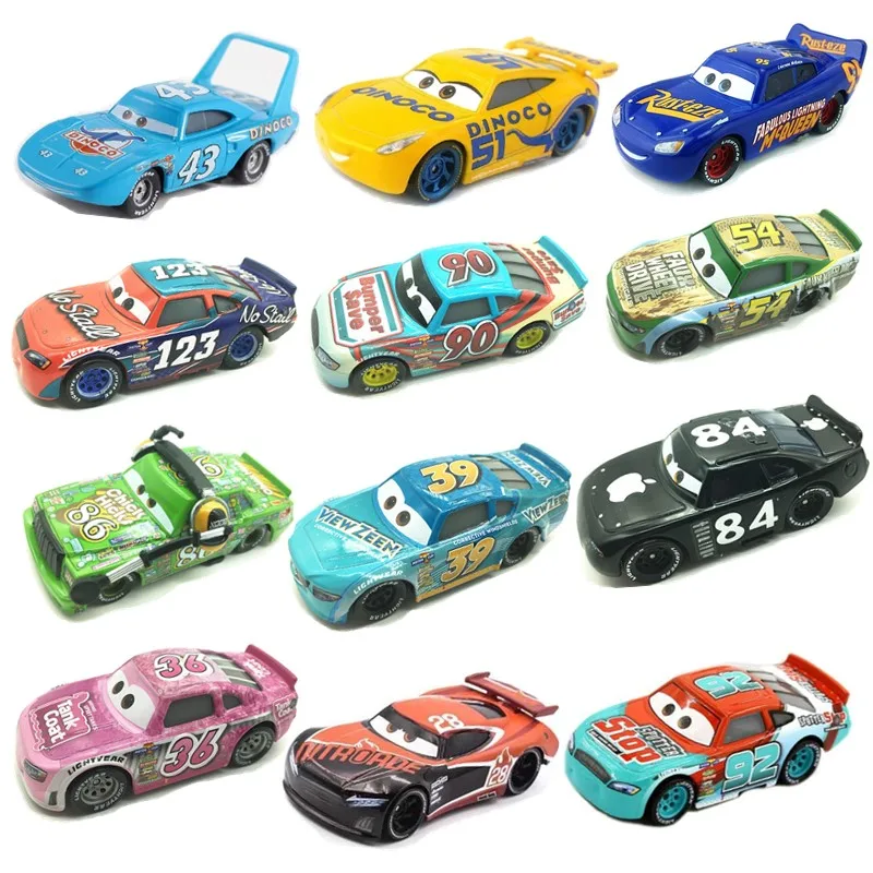 Disney Pixar Автомобиль 3 2 Молния Маккуин игрушечный автомобиль 1:55 литой
