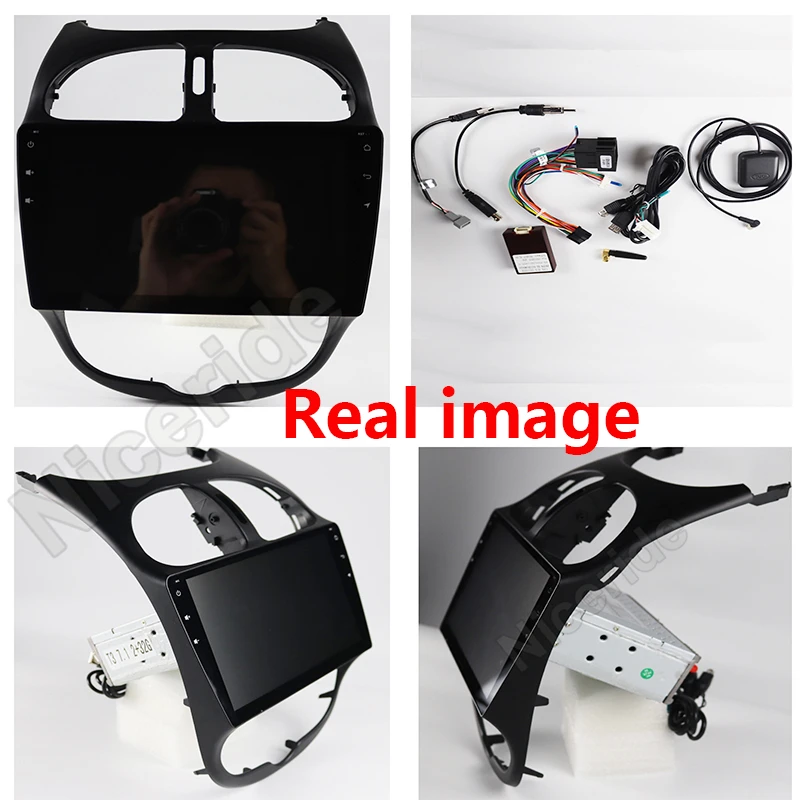 9 &quotAndroid 8 1 двойной Din автомагнитола Стерео gps Navi no CD dvd плеер для peugeot 206 2000 2016