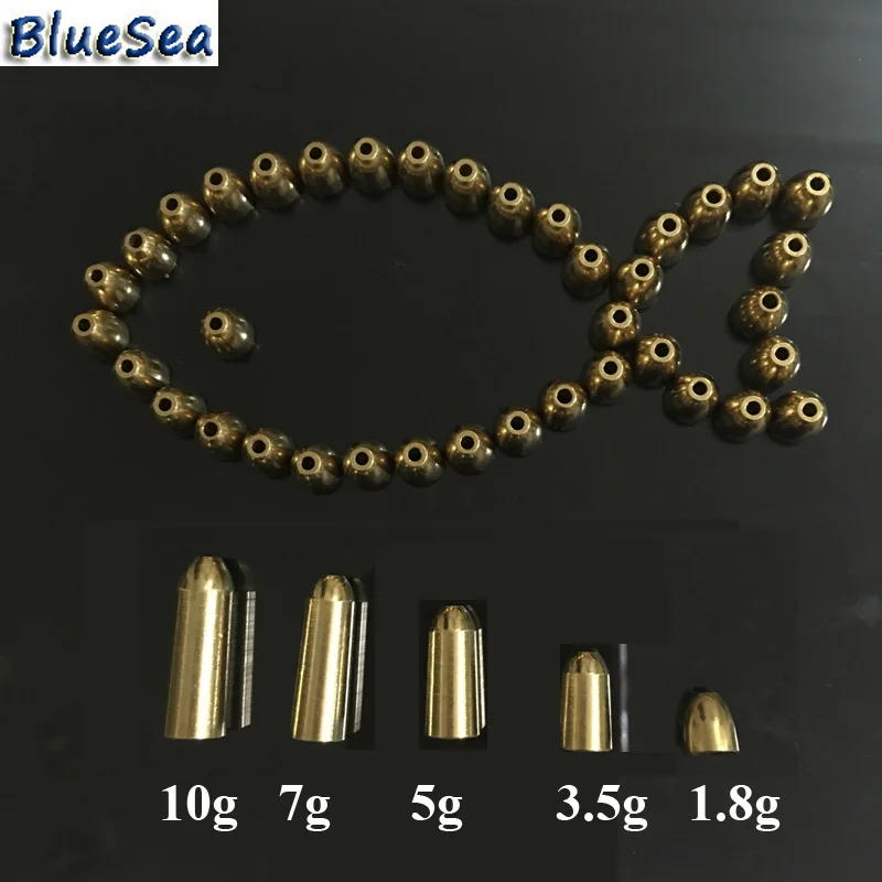 1 8g/3.5g/5g/7 г/10 г 10 шт./лот для рыболовного грузила Вес медная рыболовная | Отзывы и видеообзор
