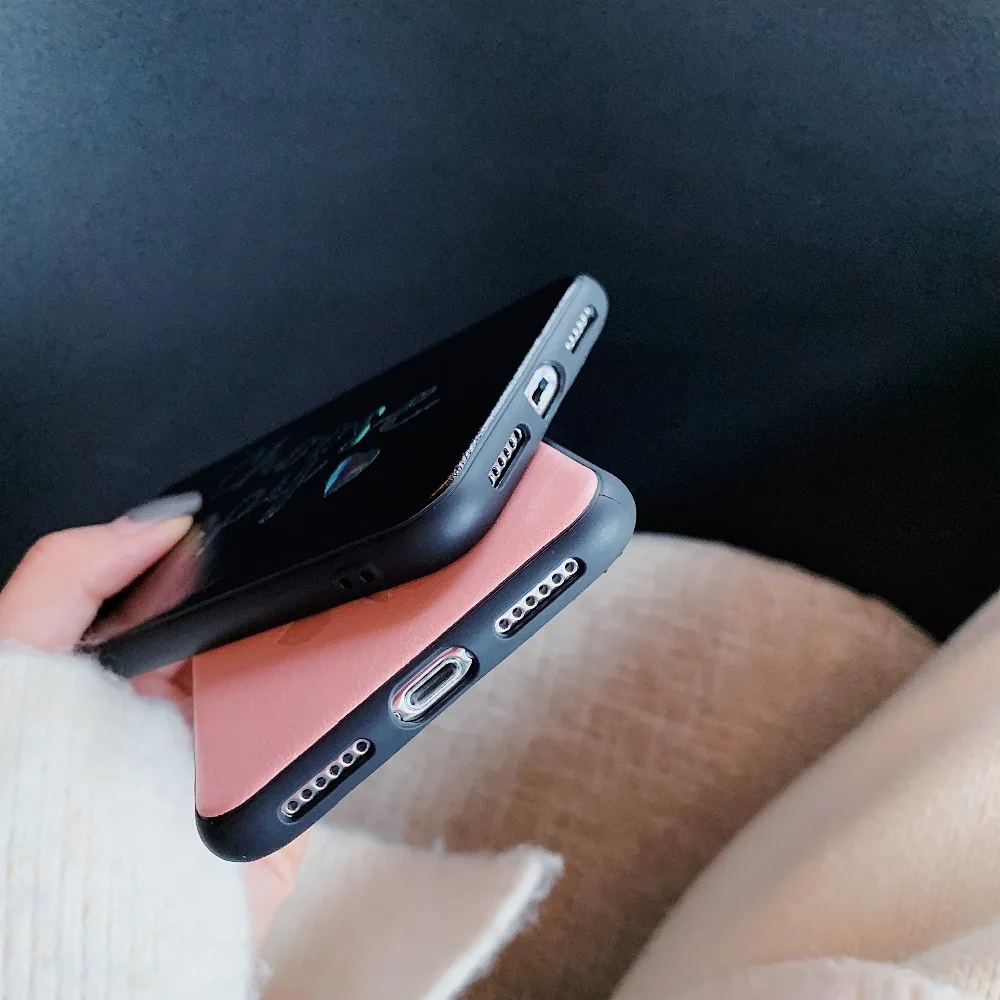 XS Max чехол для телефона iPhone X XR 6 6S 7 8 Plus лазерный цветной 7Plus PU силиконовый