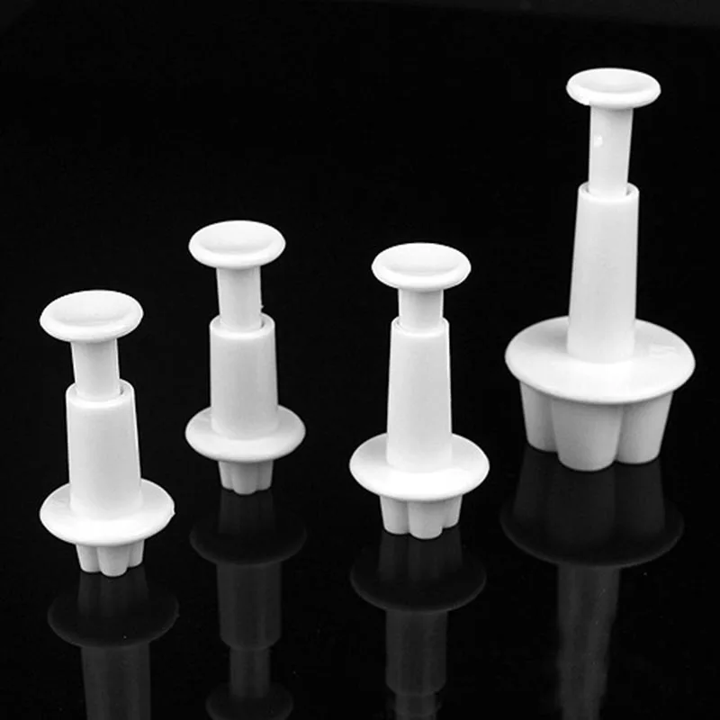 4 шт. плунжеры для печенья торта|cake mold|fondant plungerplunger cutter |