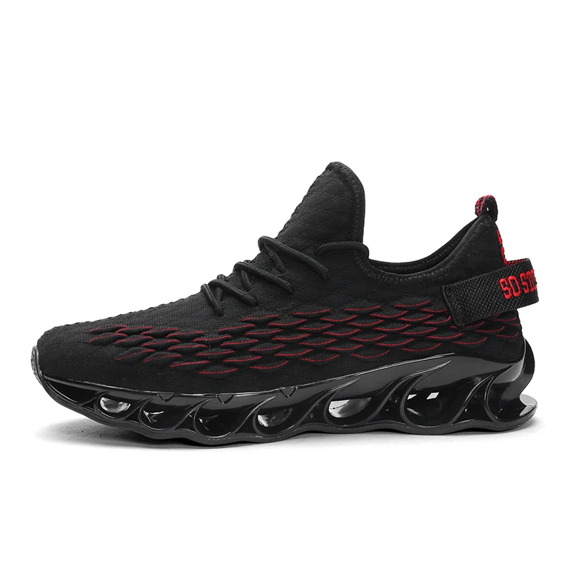 Черный Hemmyi Tenis Masculino Adulto Flyknit; удобная и дышащая мужская обувь; сезон весна-осень; Новинка; кроссовки; chaussure homme Sport - Цвет: Черный