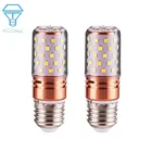 2 шт. светодиодная лампа 7 Вт E14 E27 220-240 В SMD2835 Светодиодная лампада Ampoule Bombilla Яркость светодиодное энергосберегающее освещение для дома
