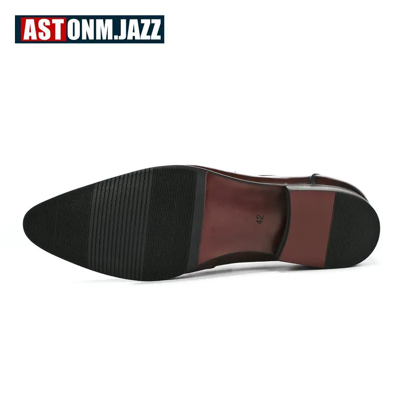 Мужские повседневные лоферы из натуральной кожи без шнуровки классические