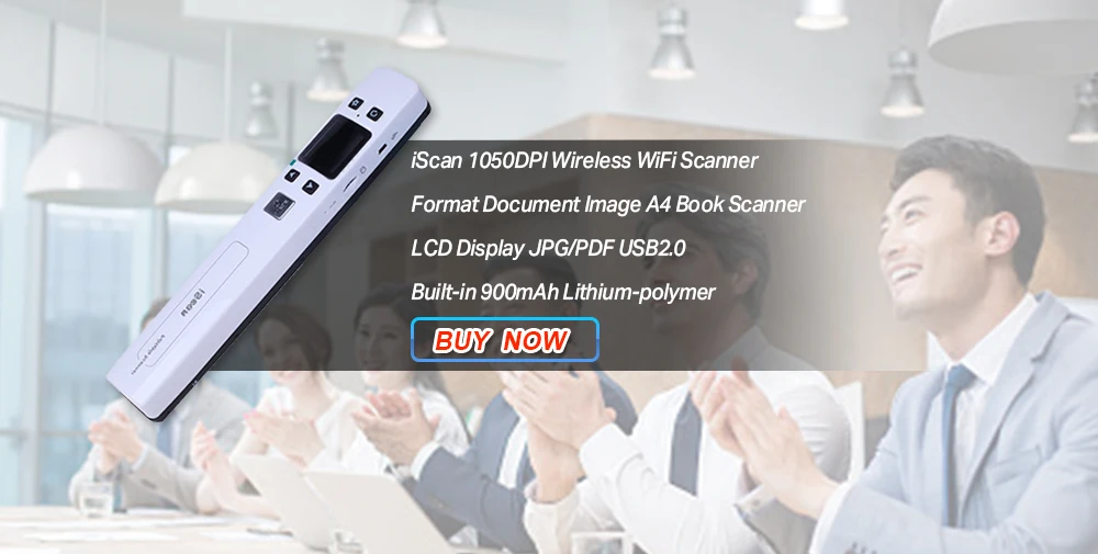IScan Портативный креативный портативный сканер документов 900 dpi USB2.0 ЖК-дисплей Поддержка выбора формата JPG/PDF