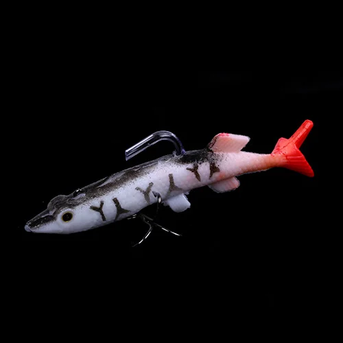 TX07-8cm-009 FTK блесна супер мягкий корпус 5 шт./пакет большой джиг ватные палочки хвост мягкие крюки для листвы 9 цветов Мягкая приманка 8 см/10 см - Цвет: TX07-8cm-009