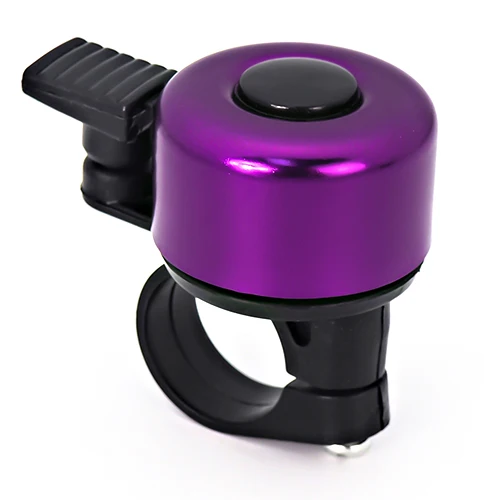 Purple Bicycle Bell Открытый велосипедный Звонок сплав горная дорога велосипедный звонок Велоспорт Аварийная сигнализация сплав сигнал руля кольцо для велосипеда MTB Аксессуары для велосипеда - Цвет: Purple Bicycle Bell