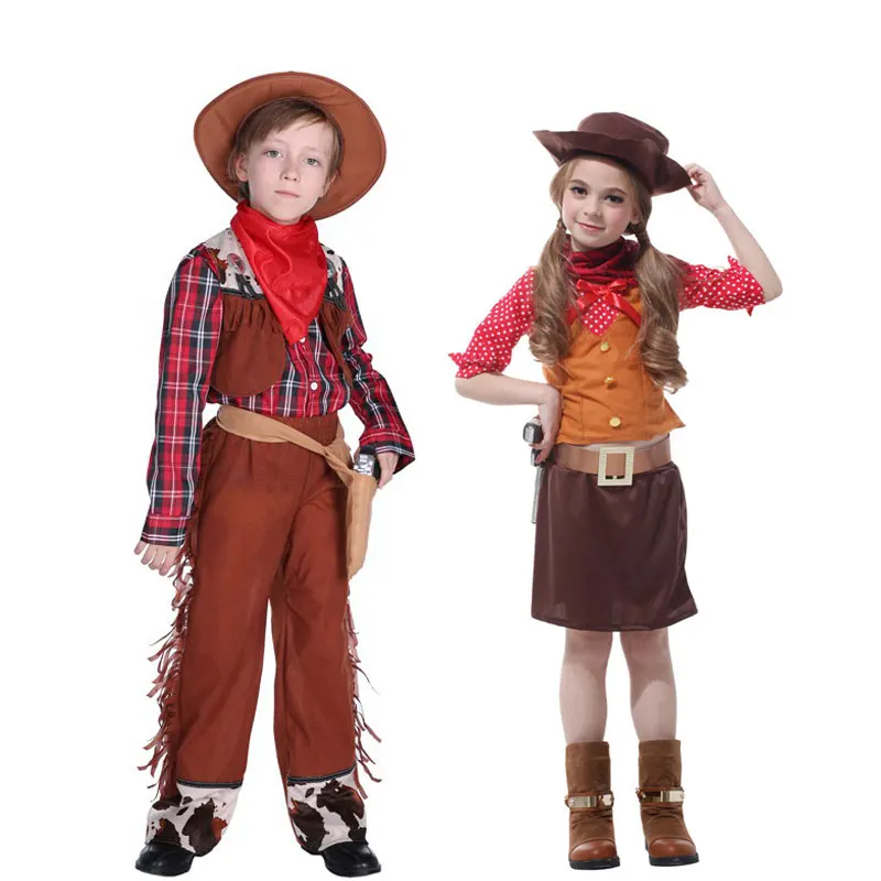 Umorden Purim карнавальные костюмы на Хэллоуин ковбойские костюм мальчика маскарадный