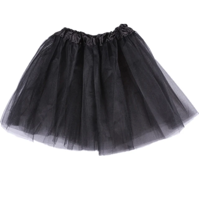 Black Girl Tutu Skirt New summer Kids Clothes Princess fluffy tulle Girls Skirts Lovely Ball Gown Children Clothing Baby Clothes - Цвет: Black