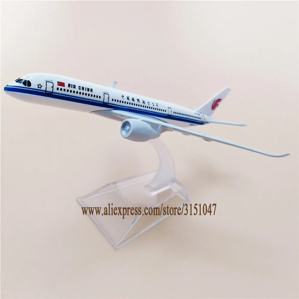 16 см Air China AIRBUS 350 A350 Airways Aircraft модель самолета с подставкой из сплава металла | Дом и