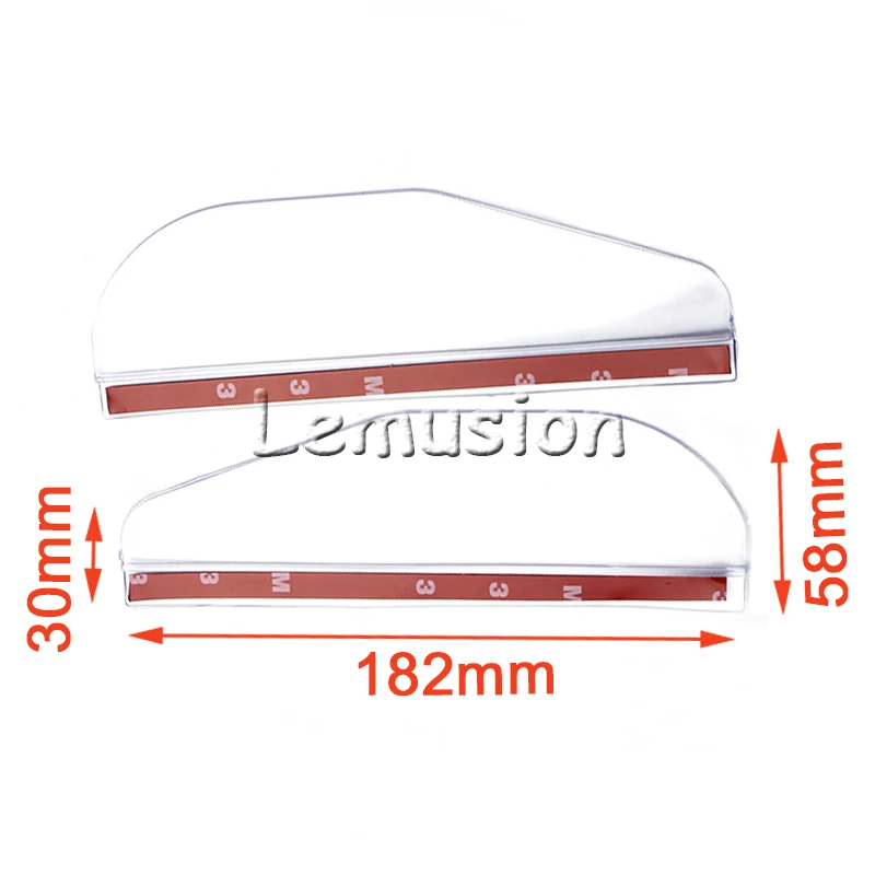 Автомобильный Стайлинг зеркало заднего вида наклейки для бровей и дождя Peugeot 307 206