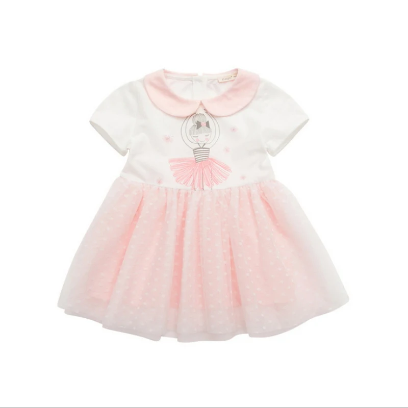Baby Girls Summer Dress 2018 Mesh Cute Princess dresses for children Kids Clothes Dresses | Детская одежда и обувь