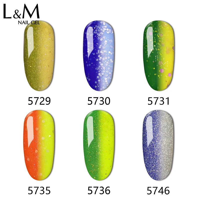 6 шт. IBD гель в виде розовых бутылочек, био-Гели Soak off Nail art Температура Soak off UV Гель 15 мл Гель-лак для ногтей УФ-светодиодный - Цвет: 6 color