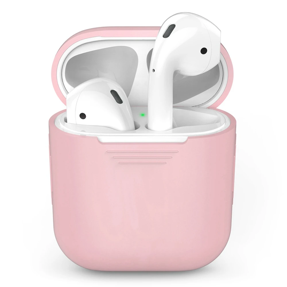 

1PCS Silicone TPU Bluetooth Wireless Earphone Case Protective Cover Skin Accessories For Apple Airpods Charging Box Bags Sleeve