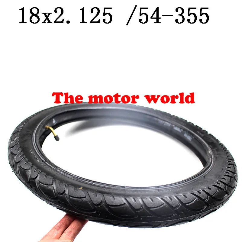 

Free Shipping High Performance Tyre with Good Quality 18X2.125 / 54-355 Fits Many Gas Electric Scooters and E-Bike 18X2.125