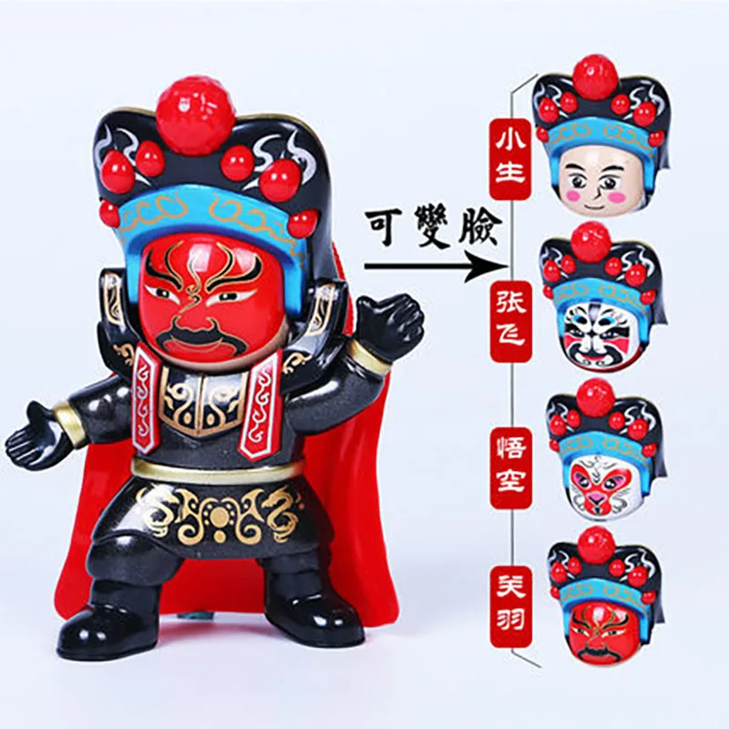 AOSST New Traditional Creative Chinese Opera Cartoon Panda Face Changing Doll Figure Novelty Funny Gadgets Anti Stress Toys | Игрушки и