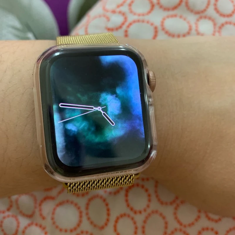 Чехол для apple watch 4 3 чехол iwatch band 42 мм 38 44 40 прозрачная защитная пленка