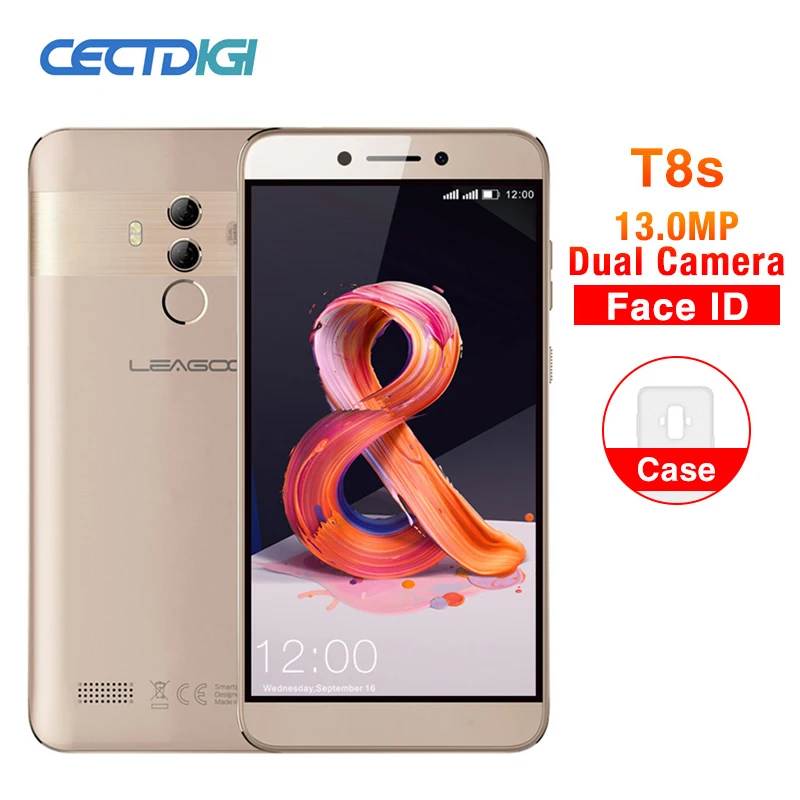 LEAGOO T8s смартфон с 5 дюймовым дисплеем восьмиядерным процессором MTK6750T ОЗУ 4 Гб ПЗУ 32