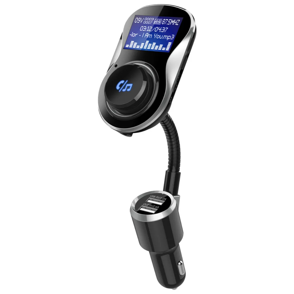 FM модулятор беспроводной громкой связи говорящий Автомобильный MP3 плеер с TF/U