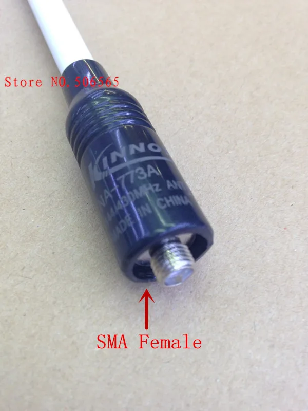 Kinnote Withe Color NA773A UHF VHF Dual Band Sma Female антенна на стекло для Kenwood BaoFeng BF UV5R PuXing Walkie Talkie|glass