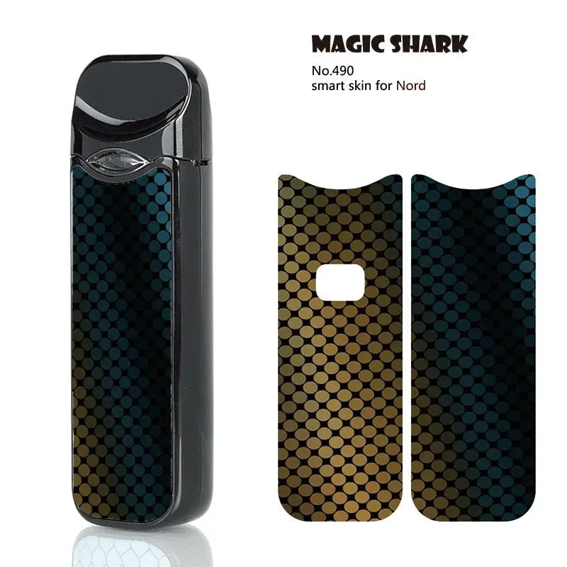 Чехол Magic Shark Bling с изображением скелета медведя наклейка для кожи Smok Nord пленка |