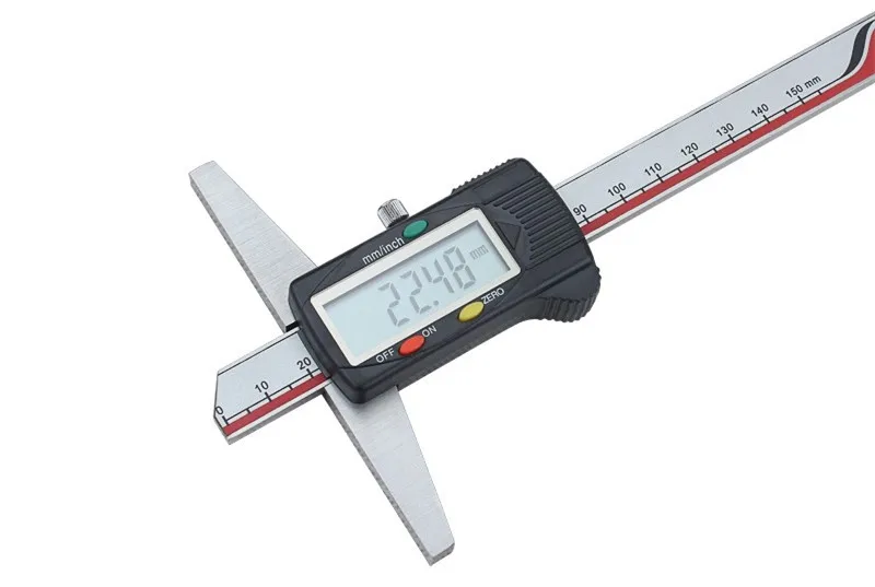 Guanglu цифровая регулировка глубины Манометр 0-150/200/300 мм/0.01 мм электронный цифровой штангенциркуль БИОПРОТЕЗИРОВАНИИ paquimetor измерения Инструменты