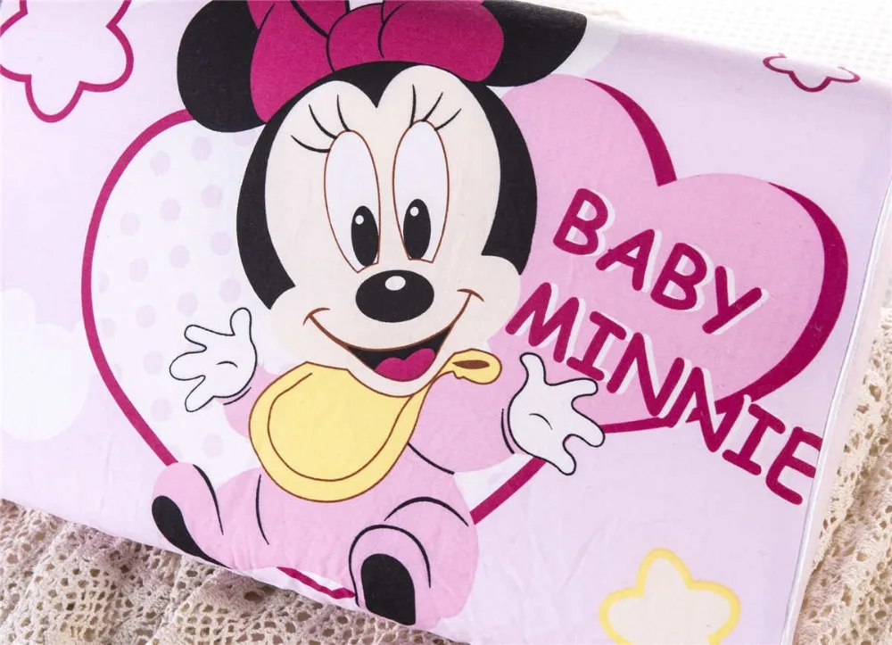 Розовая Подушка с эффектом памяти Минни Маус 40x25 см украшение для спальни детская