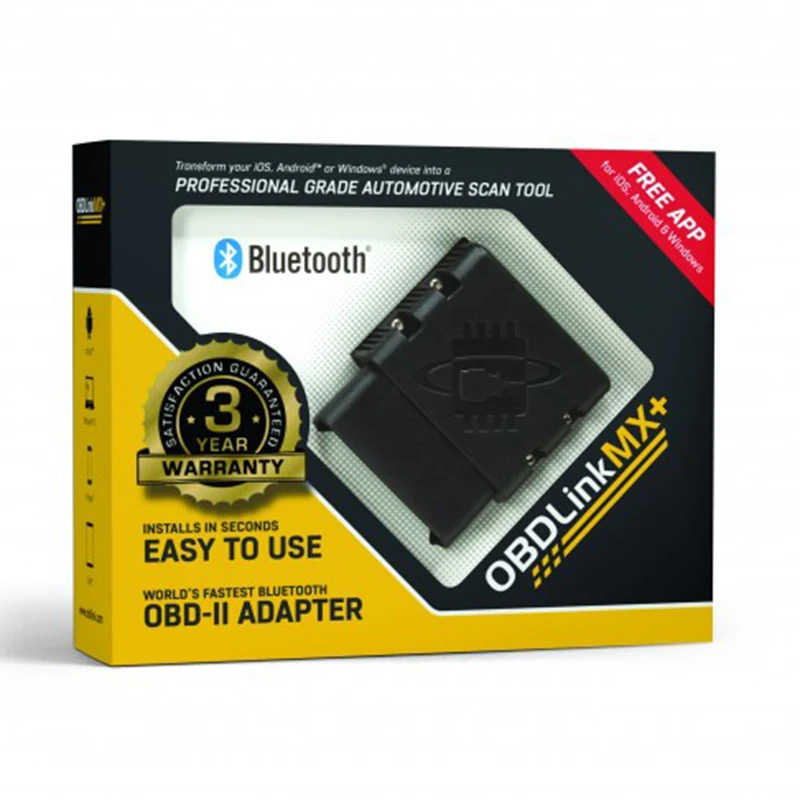 OBDLink MX PLUS OBD2 сканер диагностический инструмент сканирования для iOS Android, Kindle Fire или устройства Windows