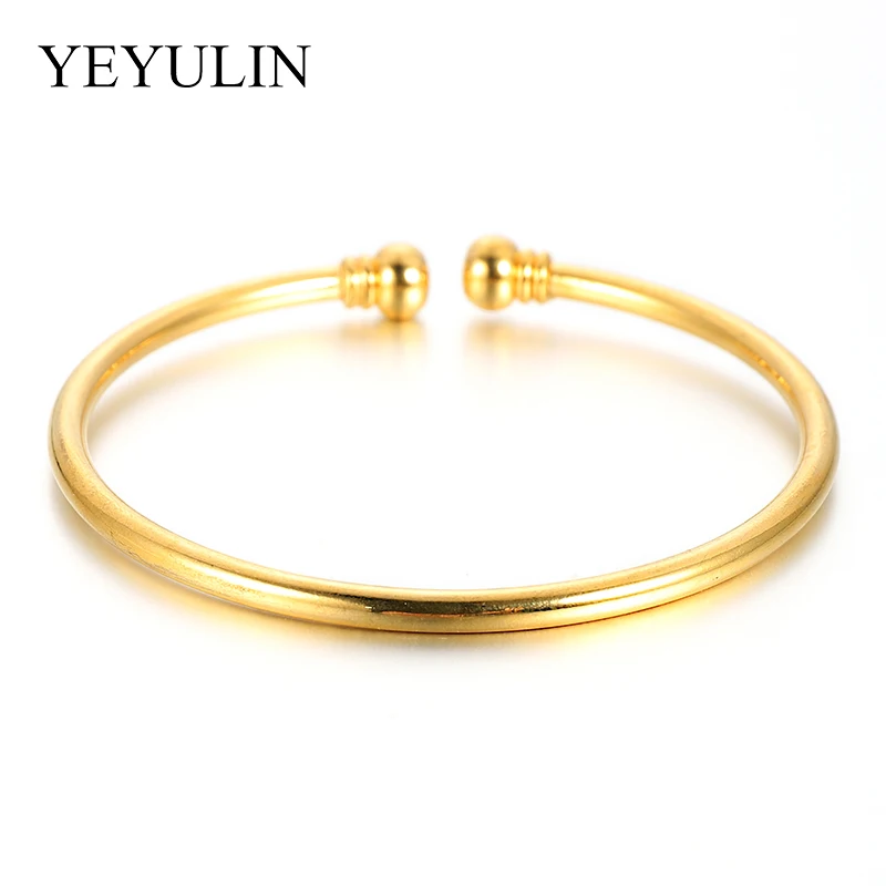 Style 2 1 шт многостильных золотых медных круглых браслетов классические женские ювелирные изделия закрытые браслеты и браслеты для женщин ювелирные изделия не выцветают - Окраска металла: Style 2