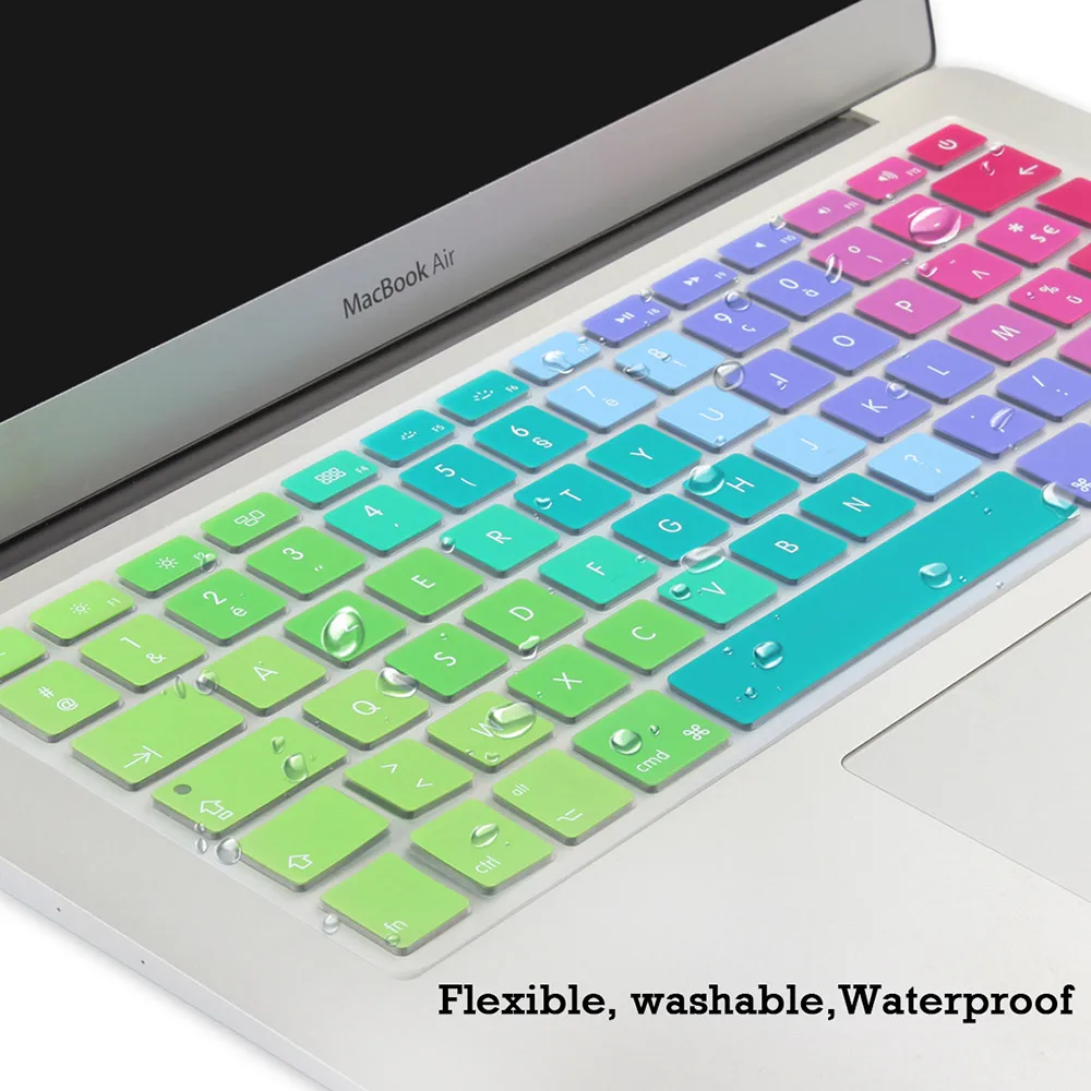 Batianda французская AZERTY клавиатура ЕС Великобритания раскладка силиконовая