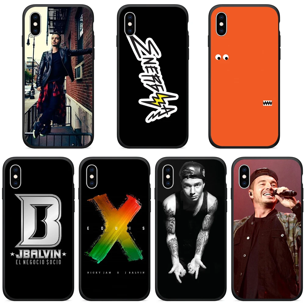 Чехол для телефона из ТПУ iPhone xr силиконовый чехол задней панели pop j balvin 8 Plus 6 6s se x xs
