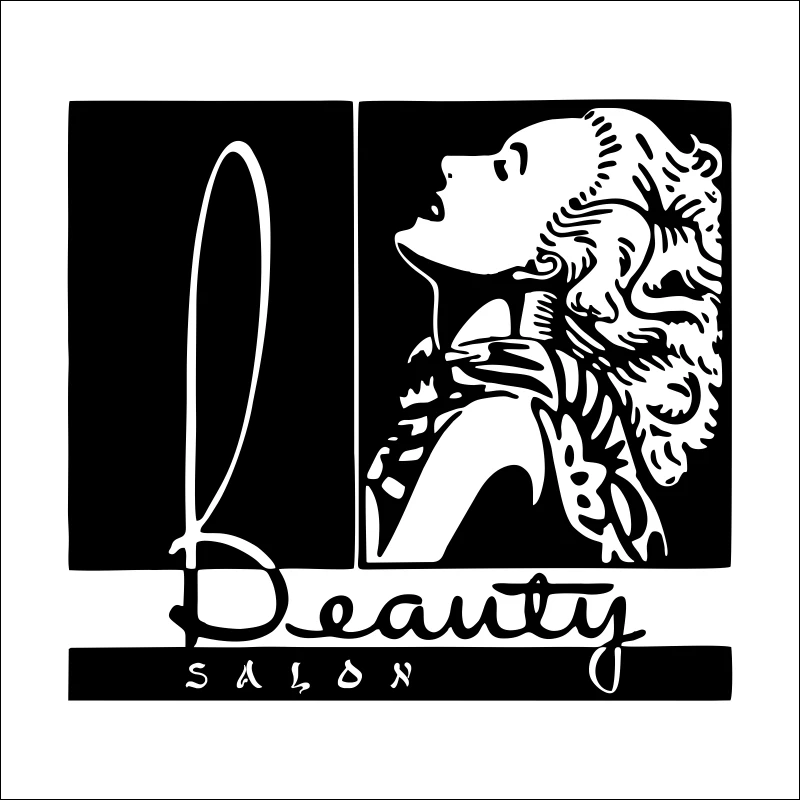 CHM Salon belleza calcomania peluqueria сексуальные Плакаты для девочек vinilo настенные