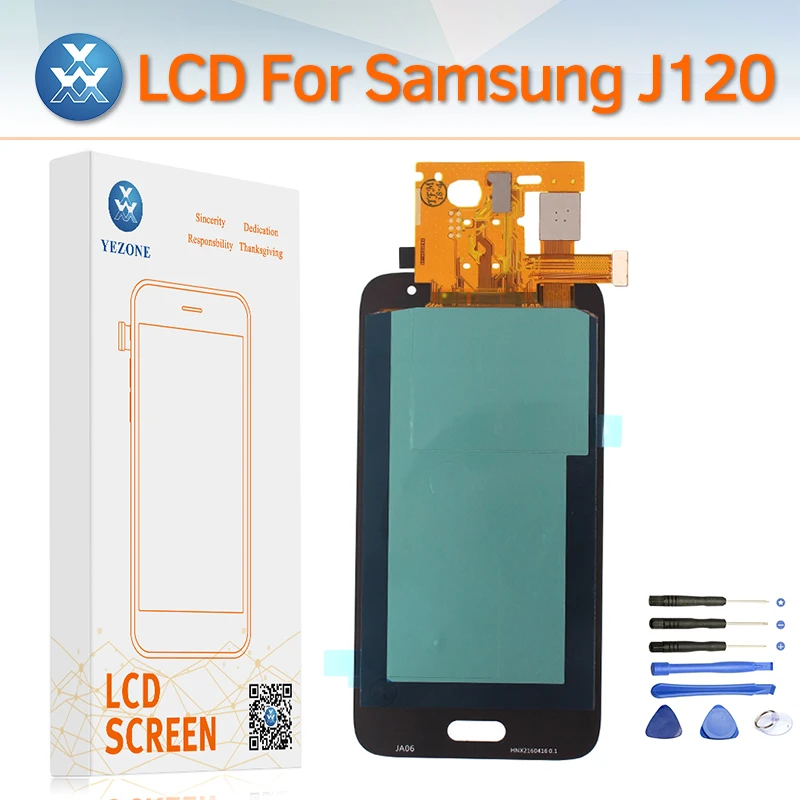 Super AMOLED ЖК-дисплей Экран дисплея для Samsung Galaxy J120 J1 2016 SM-J120M/DS J120H J120F сенсорный экран