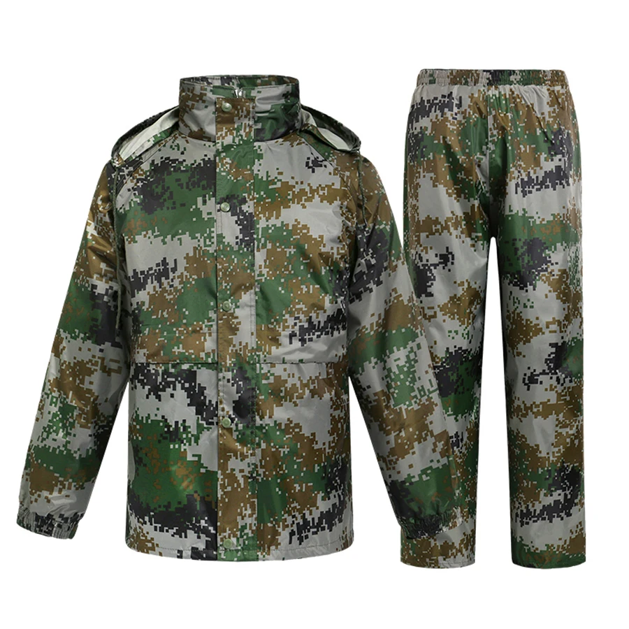 Long Waterproof Boys Raincoat Men Camouflage Hiking Jacket Women Jackets Rain Suit Coat Man Motorcycle Raincoats Hooded RBY007 | Дом и сад