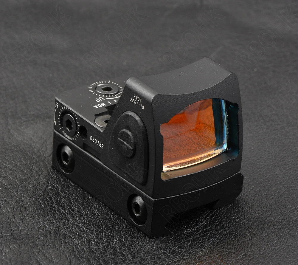 Mini Rmr Style 1x Red Dot Sight Scope for Picatinny Rail and Glock Base Mount Key Switch 6 MOA Black M6293 | Спорт и развлечения