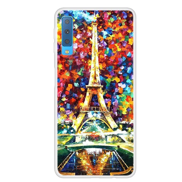 34 Для samsung A7 чехол силиконовый мягкий чехол для телефона чехол для samsung Galaxy A7 чехол тигра крутые A750 6,0 ''7 7A милый - Цвет: 34