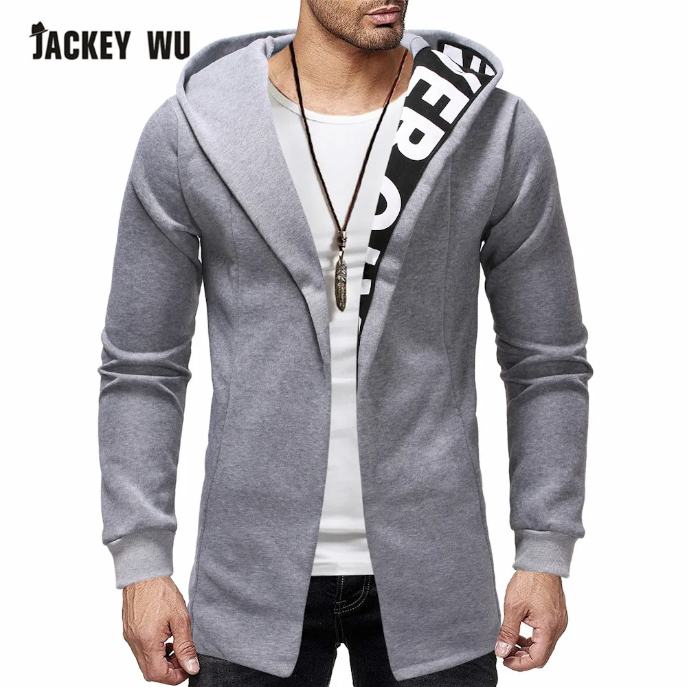 Бренд JACKEYWU мужские толстовки 2019 модный кардиган с буквенным принтом однотонная