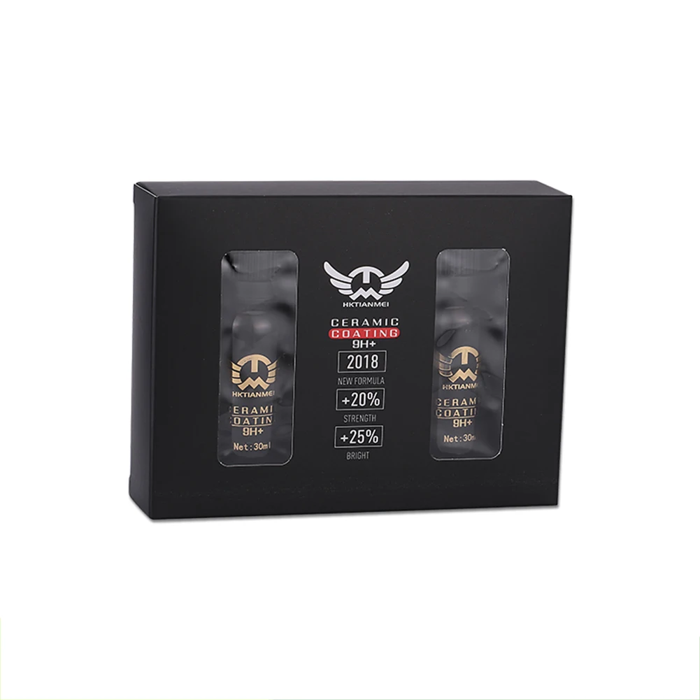 2 бутылки/набор жидкое керамическое покрытие для автомобиля 30 мл 9H|Очиститель
