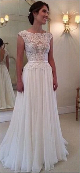 Белое кружевное свадебное платье 2019 короткий рукав тюль Vestido De Noiva без рукавов с