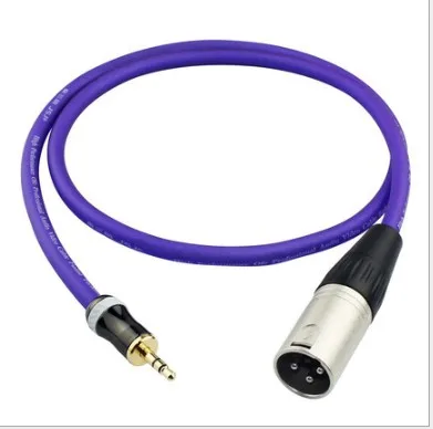 Красочные 3 Булавки P XLR штекер стерео 3.5 мм Jack Мужской Аудио кабель F/M 10 видов