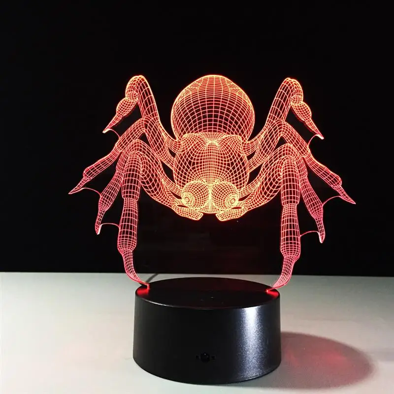 3D светодиодный ночник визуализации Иллюзия 7 цветов изменить сенсорный