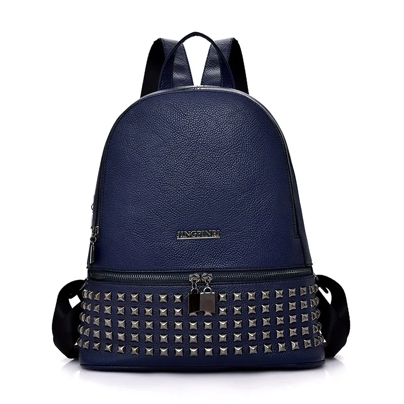 blue YILIAN, новые европейские и американские модные рюкзаки, вместительные дорожные рюкзаки, многофункциональный рюкзак для шоппинга - Цвет: blue