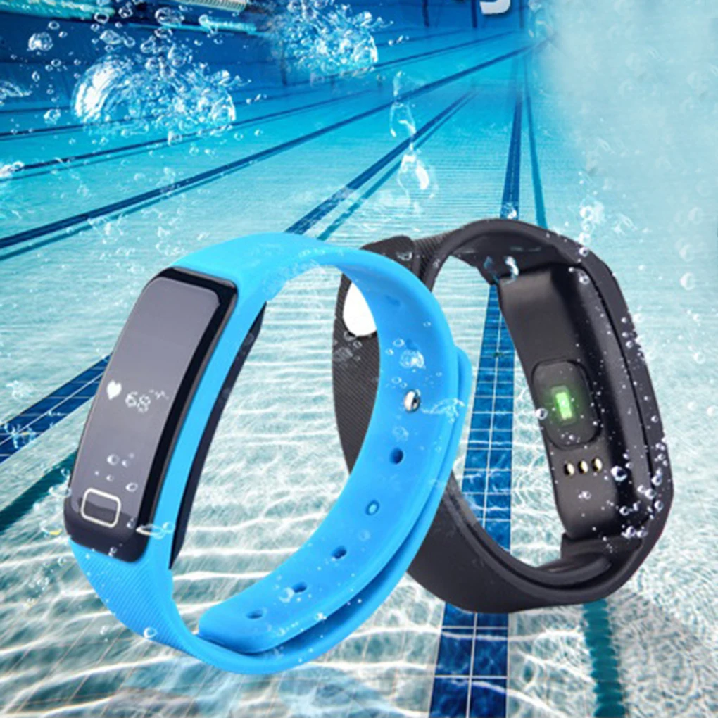 X6 монитор сердечного ритма Bluetooth Smart Браслет Шагомер IP67 жизни Водонепроницаемый