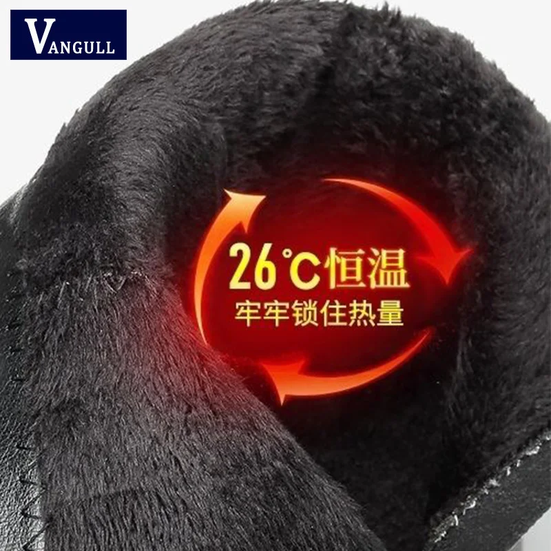 Vangull/женские ботинки Осенне-зимняя обувь Женская на высоком каблуке Теплые