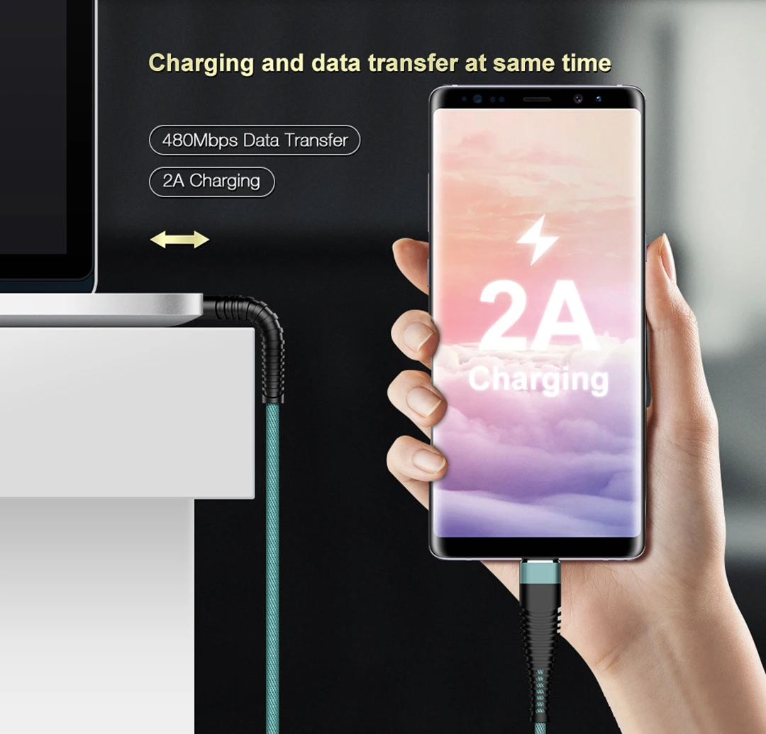 Кабель Micro USB 2A кабель для быстрой зарядки для samsung S7 Xiaomi Redmi Note 5 шнур зарядного устройства Android Microusb Кабели для мобильных телефонов