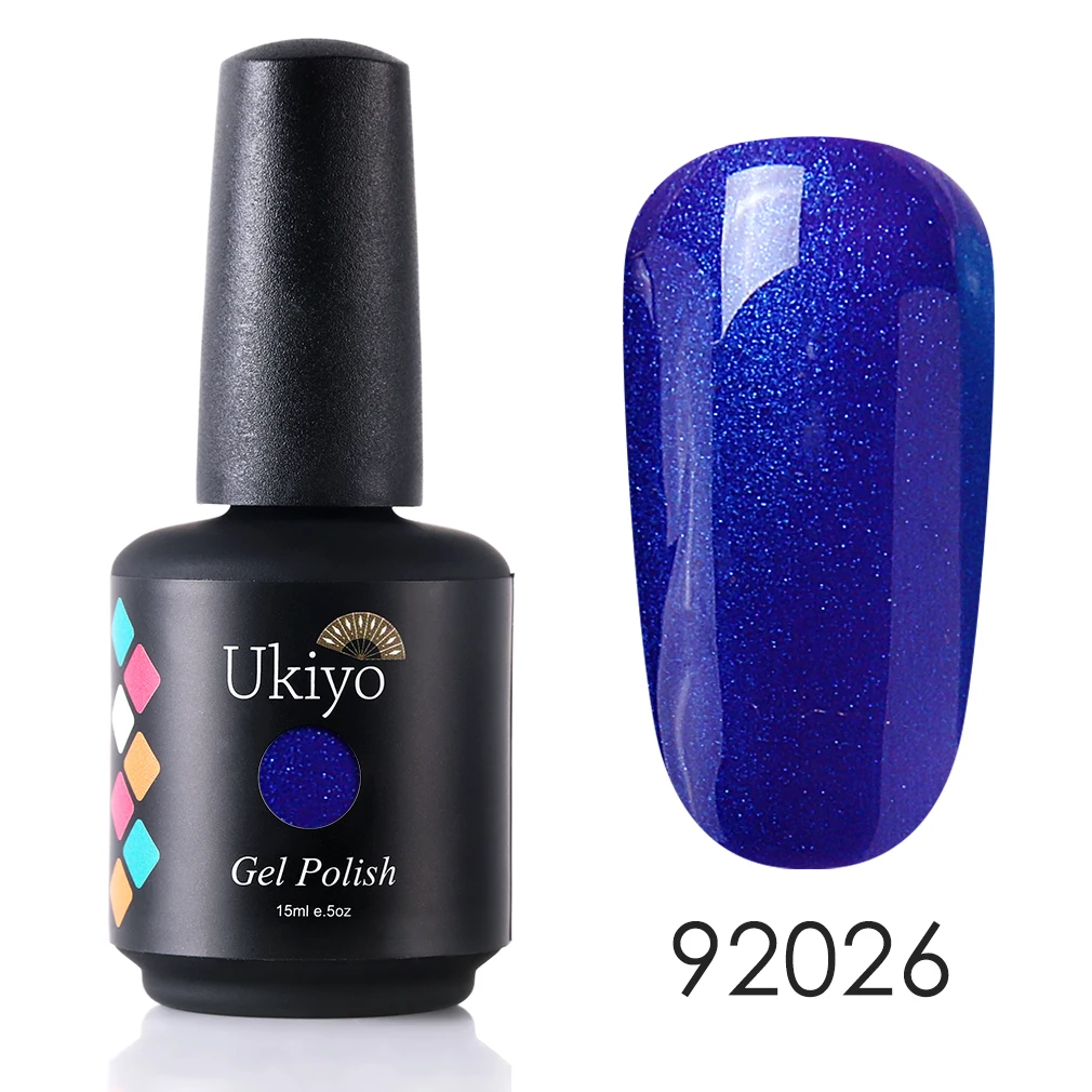 H92026 Ukiyo 15 мл Чистый Цвет Гель-лак для ногтей Vernis полуперманентный УФ-гель для ногтей впитывающий Гель-лак для ногтей - Цвет: H92026