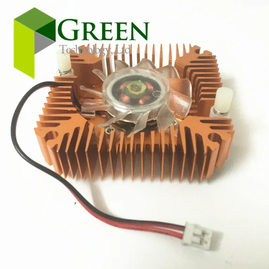 DC12V 0.1A 55 мм BGA вентилятор видеокарты вентилятор мостовой чип вентилятор с радиатором кулер вентилятор охлаждения 2pin