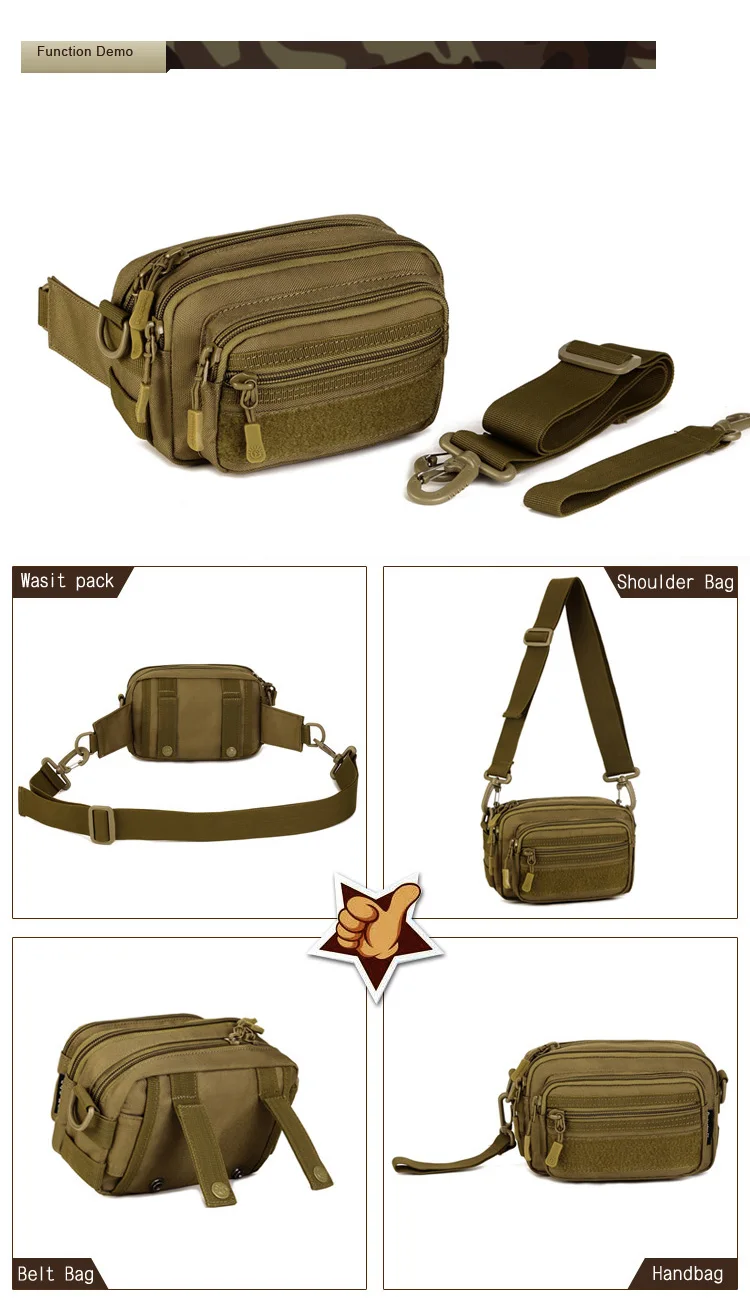High Quality Waterproof Fanny Pack Nylon Waist Belt Bags Men Women Travel Outdoor Sport Shoulder Bag Bum pochete sac banane