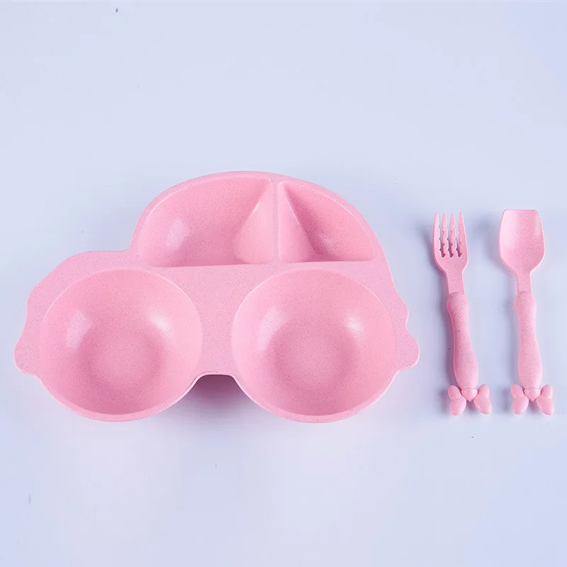 3 шт./компл. мультяшная тарелка для автомобиля детские блюда набор детской посуды